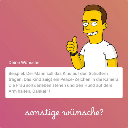 Leinwand | Gelber Cartoon